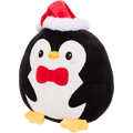 Christmas cuddly penguin