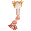 Braided giraffe plush rope toy